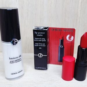 Giorgio Armani Luminous Silk - Lip Power Matte Set 400 Set.